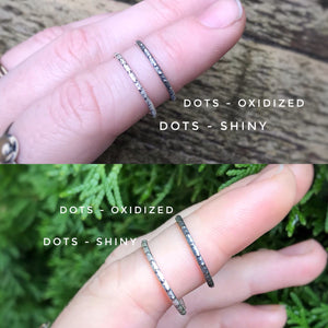 Sterling Silver Stacking Ring / Made to Order