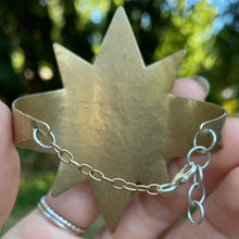Load image into Gallery viewer, Brass Stardust Cuff Bracelet