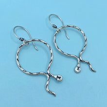 Load image into Gallery viewer, Serpentine Hoop Earrings / Made to Order