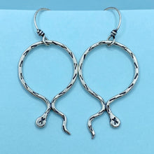 Load image into Gallery viewer, Serpentine Hoop Earrings / Made to Order