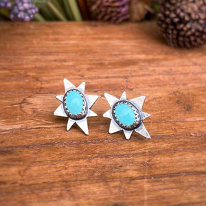 Turquoise Polaris Studs / Made to Order
