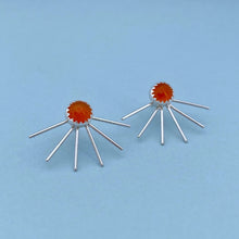 Load image into Gallery viewer, Fan Ear Jackets - Carnelian / Made to Order