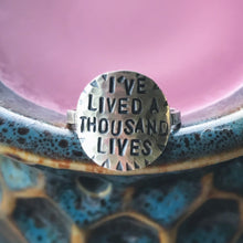 Load image into Gallery viewer, Custom Stamped Circle Ring / Made to Order