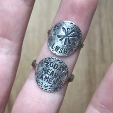 Load image into Gallery viewer, Custom Stamped Circle Ring / Made to Order