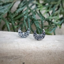 Load image into Gallery viewer, Crescent Moon Studs / Made to Order