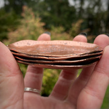 Load image into Gallery viewer, “In a Gentle Way” Stamped Copper Trinket Dish