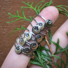 Load image into Gallery viewer, Mixed Metal Mini Moon Ring / Made to Order