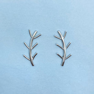 Olive Branch Ear Climbers / Made to Order