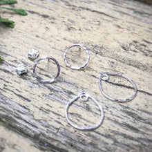 Load image into Gallery viewer, Hammered Circle Ear Jackets / Made to Order