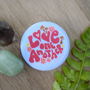 “Love One Another” (Red) 1.25” Pin-back Button