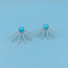 Load image into Gallery viewer, Fan Ear Jackets - Turquoise / Made to Order